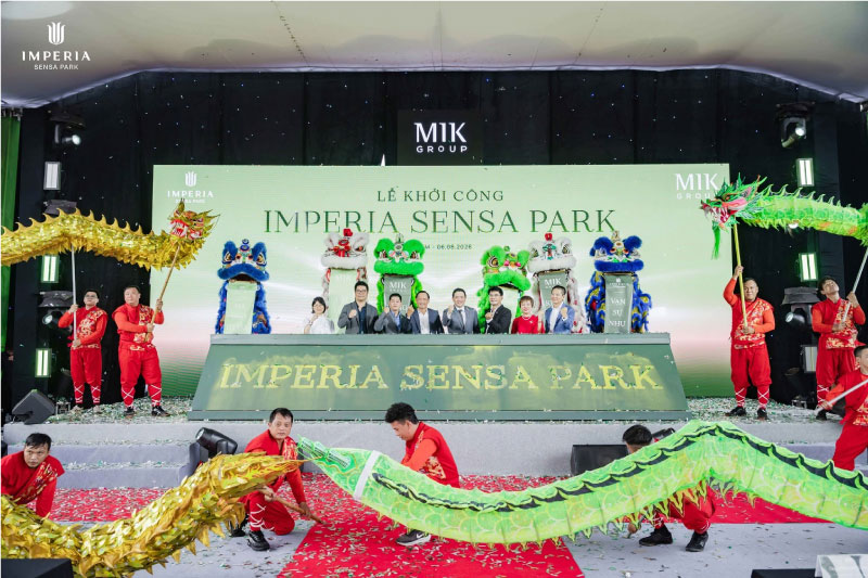 Hình ảnh lễ khởi công dự án Imperia Sensa Park