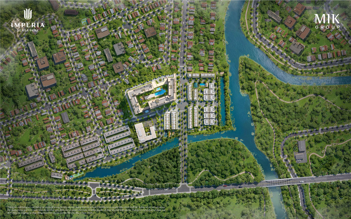 Mặt bằng tổng thể dự án Imperia Sensa Park